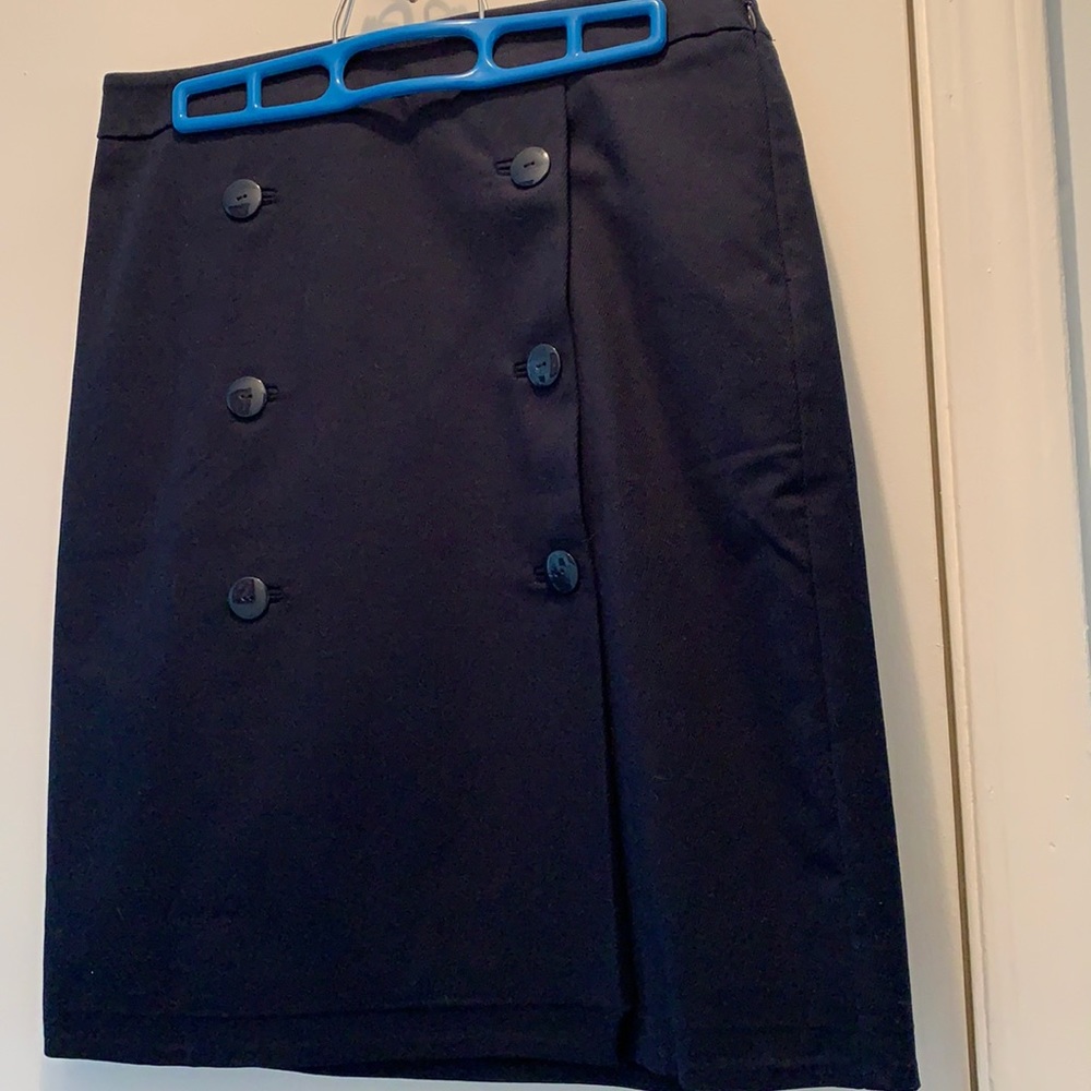 Navy blue skirt